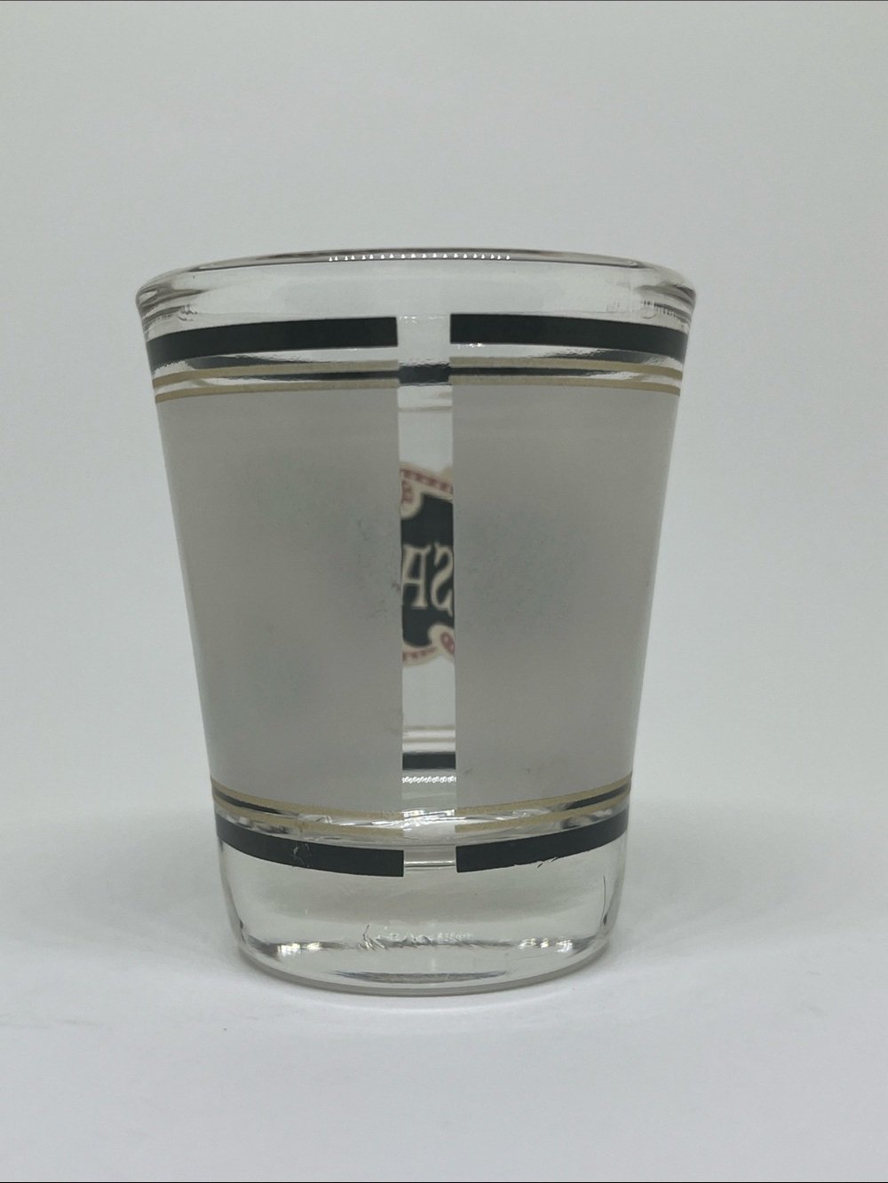 Kansas City Vintage-Style Glass Shot Glass - Black, Gold, Red - Picture 4 of 4
